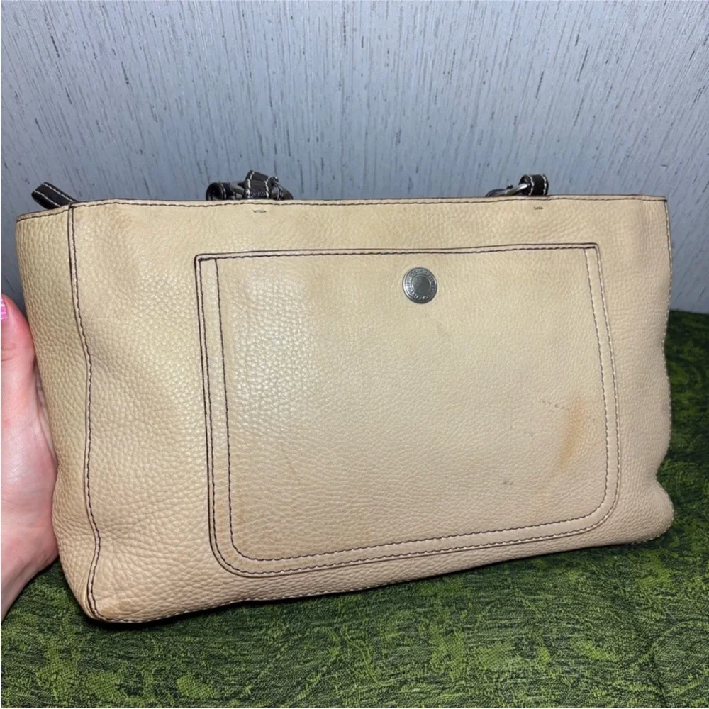 Coach purse east west Chelsea tan brown silver handbag - Picture 5 of 15